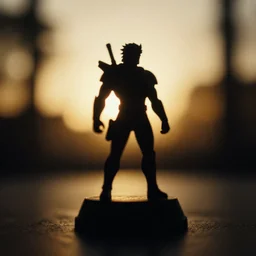 a 2 8 mm macro photo of league of legends in silhouette in the 1 9 7 0 s, bokeh, canon 5 0 mm, cinematic lighting, dramatic, film, photography, golden hour, depth of field, award - winning, 3 5 mm film grain, low angle
