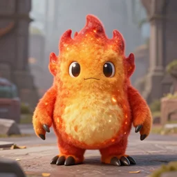 huggable fire monster