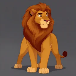 fullbody extremely beautiful detailed character design of a feral lioness in egypt. extremely detailed fur deviantart lion adoptable, character concept artwork professional in the style of'the lion king'by jessica rossier, artstation, deviantart, fanpop, clean linework, fully colored, disney, disney