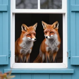 there is a fox outside your window, he would like to come in