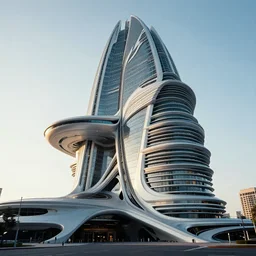 futuristic building by buckminster fuller and syd mead, intricate contemporary architecture, photo journalism, photography, cinematic, national geographic photoshoot