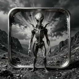 wet plate photography alien, giger, barlowe