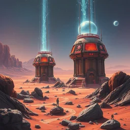 fantasy drawing, printerest, plasma reactors could create oxygen on mars, by artgerm, tooth wu, dan mumford, beeple, wlop, rossdraws, james jean, andrei riabovitchev, marc simonetti, yoshitaka amano, artstation