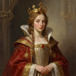 royal portrait of the high queen, garments, high fantasy, digital painting, by frank franzzeta