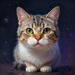 epic digital paint art of schrodinger's cat, stunning, wow, mysterious, quantum superposition, artstation, cgsociety, wlop, pixiv