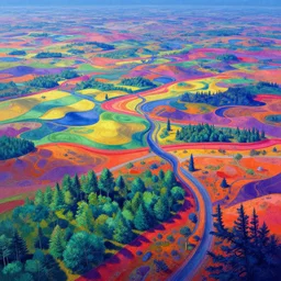 a psychedelic landscape at the edge of time, in the style of greg rutkowski, illustration, epic, fantasy, hyper detailed, smooth, clear, ray traced, vibrant