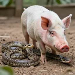 offspring of snakes and pigs