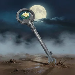 a wholesome animation key shot of a deep random muddy foggy floor evening panorama with giant moon, studio ghibli, pixar and disney animation, sharp, rendered in gouache painting, anime gouache key art by greg rutkowski, bloom, dramatic, dynamic lighting
