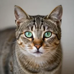 a cat with three eyes