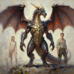 dragon full body concept, by beksinski, weta workshop concept art, ruan jia, edward hooper, oil painting