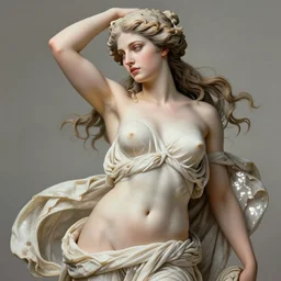 illustration of a seductive and powerful aphrodite, detailed intricate illustration, detailed illustration, hd, 4 k, digital art, overdetailed art, by greg rutkowski, by loish, complementing colors, trending on artstation, deviantart