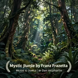 mystic jungle by Franz frazetta, by Dan mcpharlin