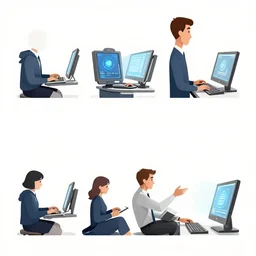 evolution of man, computers