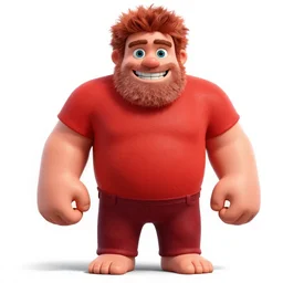a real man, whose photo was used a reference in designing wreck - it ralph
