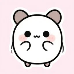 kawaii oomori sticker