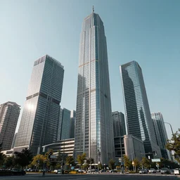 Beautiful City, futuristic brutalism