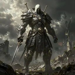 hitman as a dark souls boss concept art