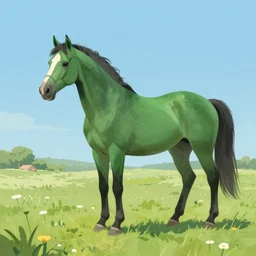 horsegreen and birdblue