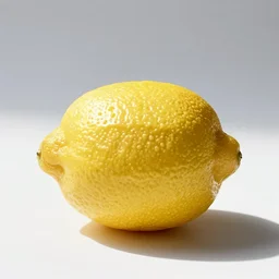 lemon. professional product photo.