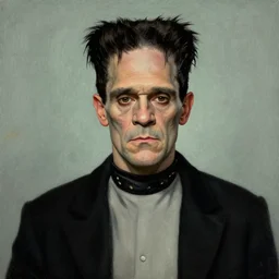candid portrait of Henry Cavill  as Frankenstein by Andrew Wyeth