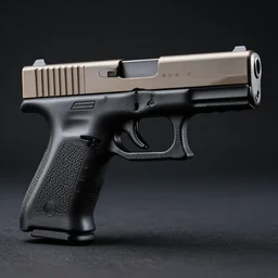 glock 1 9, photorealistic, high detail, color graded, 8 k, good quality, realistic