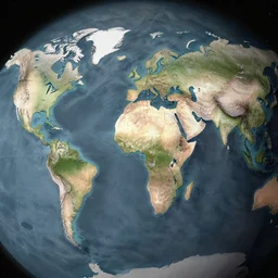 planet map texture