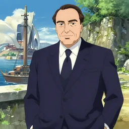 Silvio Berlusconi in made in abyss, scenery, ultra detailed