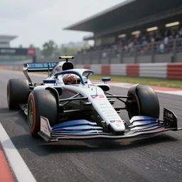 futuristic formula-1 car, photorealistic, unreal engine