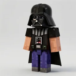 Darth Vader as a character in Minecraft