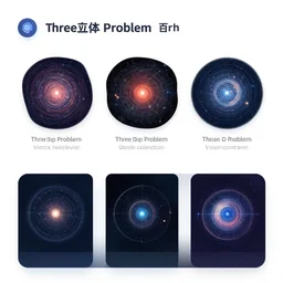 three body problem, ui design