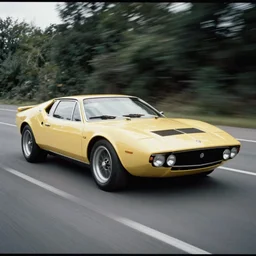 De Tomaso Pantera, movie still, speed, cinematic Eastman 5384 film