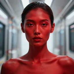 close up sci - fi ttc streetcar poster, ttc streetcar red glowing skin, elegant, highly detailed, centered, digital painting, smooth, sharp focus, illustration, artgerm, tomasz alen kopera, peter mohrbacher, donato giancola, joseph christian leyendecker, wlop, frank frazetta