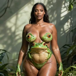 Snoop Dogg. Curvy Female body. FROG.
