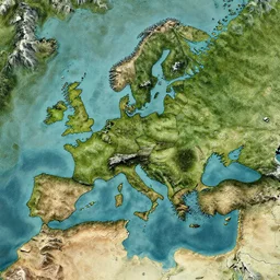topview map alps, miniature photography closeup, h0, 1:87, mountains, rocks, highly detailed, satellite image, game map, anno 1404, monkey island, civilization, by tim hildebrandt, by rhads, megascans texture
