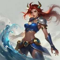 annie from league of legends, splash art, high quality, digital painting, hd, trending on artstation