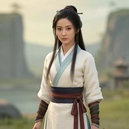 a Persian woman in her mid 20s as a character in Avatar: the last airbender
