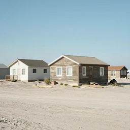 “abandoned houses at Bombay Beach. Salton Sea (2013).”