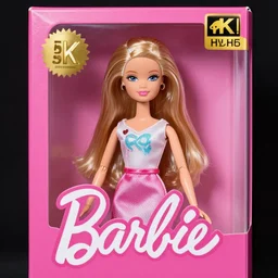 photography of Asian Barbie doll, promotional material, award winning photography, 4K HD