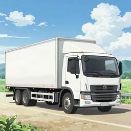 An anime art of car gazelle truck, digital art, 8k resolution, anime style, wide angle