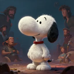 epic professional digital art of alien snoopy, atmospheric lighting, painted, intricate, detailed, by leesha hannigan, wayne haag, reyna rochin, ignacio fernandez rios, best on artstation, cgsociety, epic, stunning, gorgeous, much wow, cinematic, masterpiece