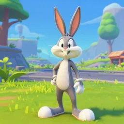 bugs bunny in fortnite, in - game screenshot, 4 k, high detail