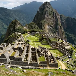 machu picchu being built by the incas