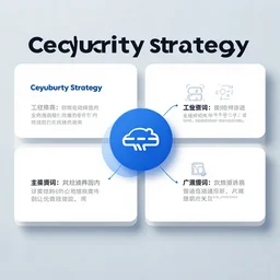 powerpoint slide of a cybersecurity strategy