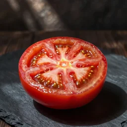 still life diced tomato. art by maria sibylla merian,
