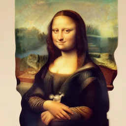 garfield as mona lisa