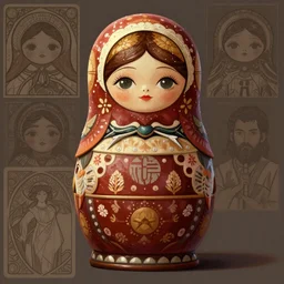 matryoshka Star Wars movie character, highly detailed, digital fantasy character, painted portrait, artstation, concept art, hard focus, illustrations, works by artgerm and Greg Rutkowski, Alphonse Mucha and Craig Mullins, James Jean, Andrey Ryabovichev, Mark Simonetti and Peter Morbacher, 16k,