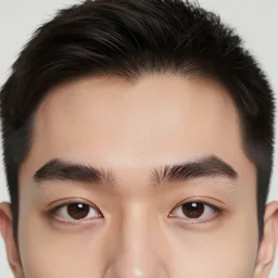 a neutral unibrow