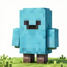 real life minecraft ghast, highly realistic