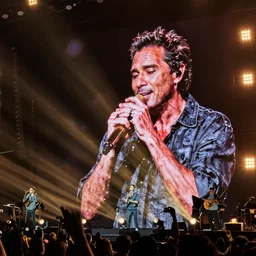 Juanes at a concert in Barcelona