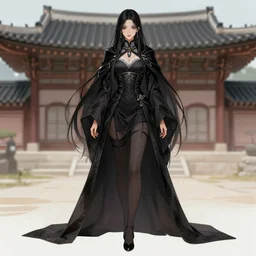 full - body character concept of a sorceress, digital painting, anime, by zeronis, artgerm, and sakimichan, highly detailed, extremely detailed, perfect face, trending on artstation, seoul, south korea